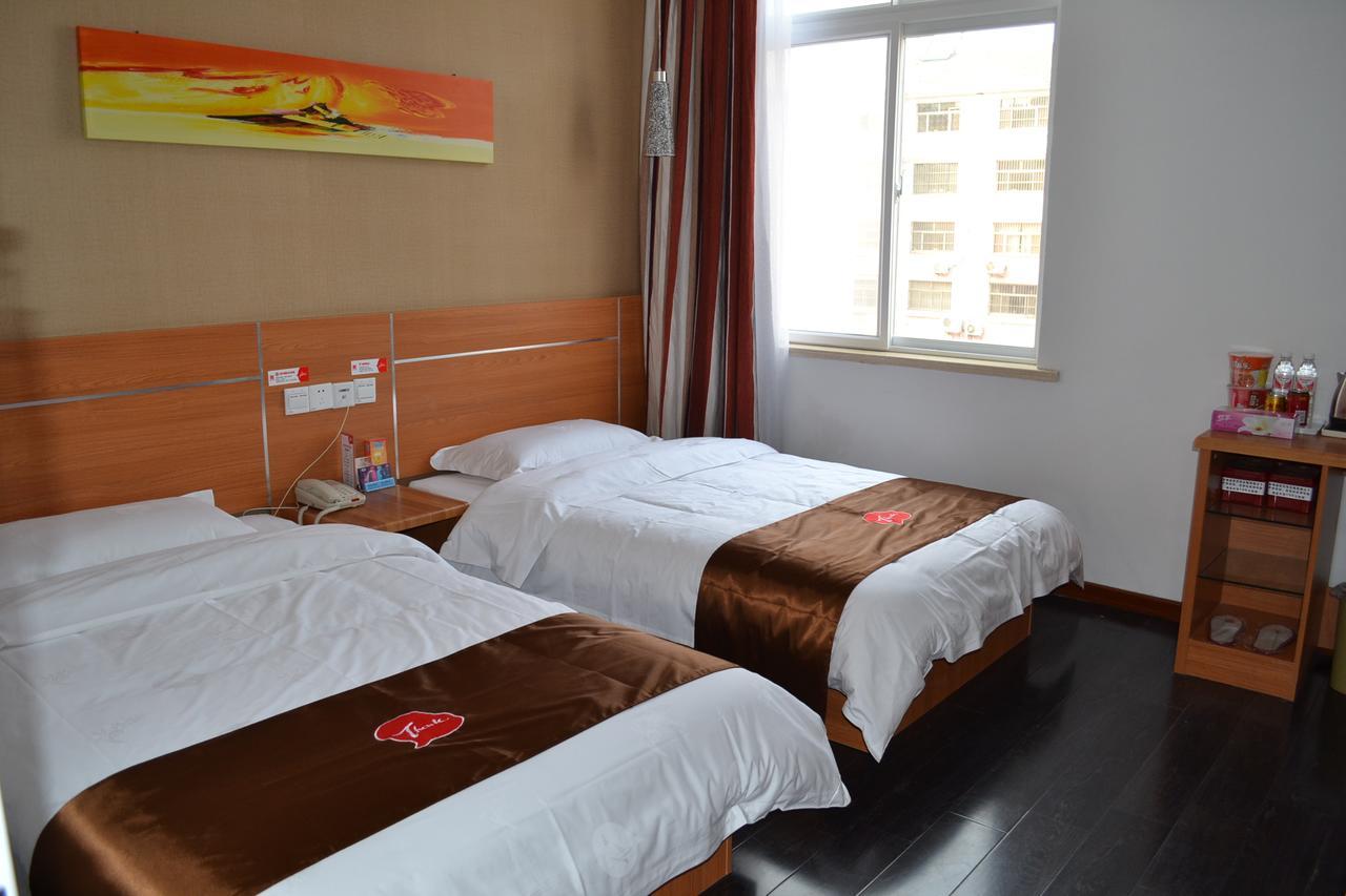Thank Inn Chain Hotel Zibo Road Dongying Exterior foto